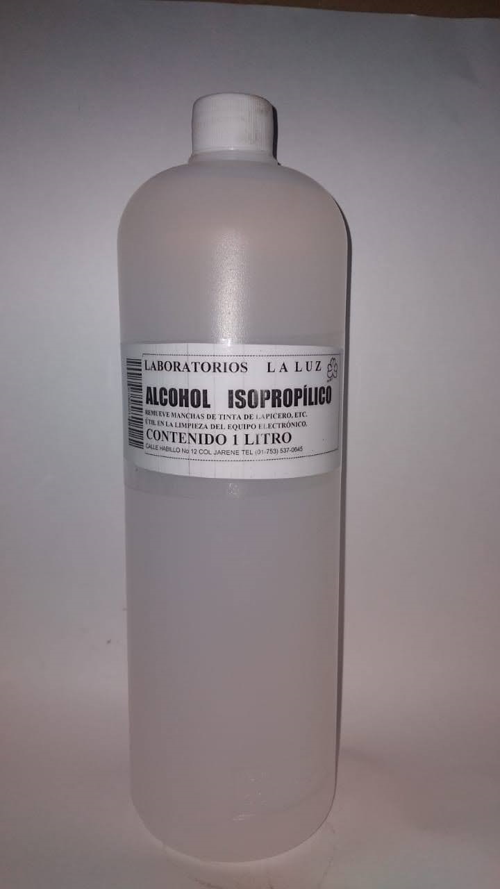 Alcohol Isopropílico para Limpieza de Equipo Electrónico 1L